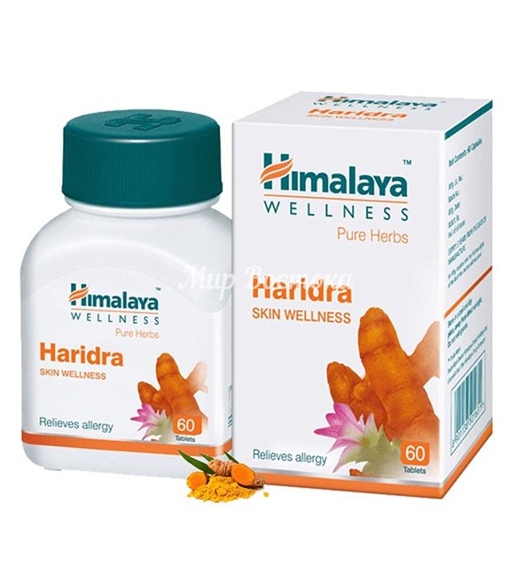 Харидра Haridra Himalaya природный антибиотик от аллергии, 60 таб